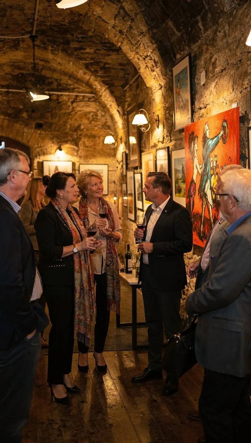 Neighborhood social gatherings for adults aged 40-60.